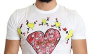 Chic Saint Valentine Print Crew Neck T-Shirt Dolce & Gabbana