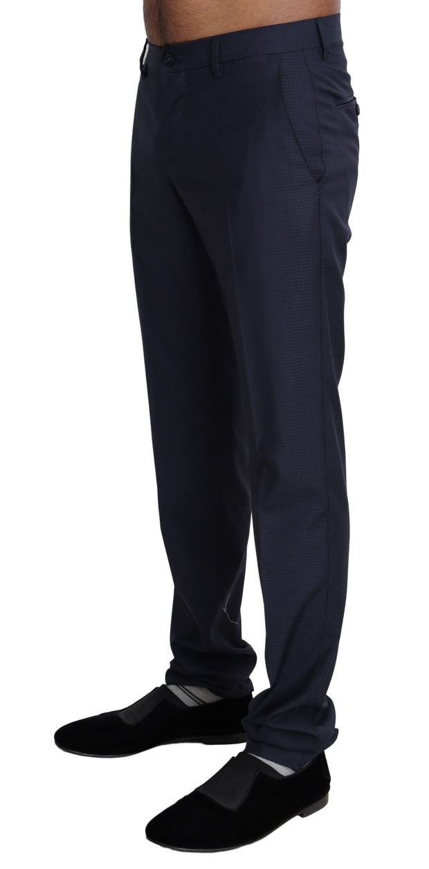 Elegant Slim Fit Wool Blend Dress Pants Dolce & Gabbana