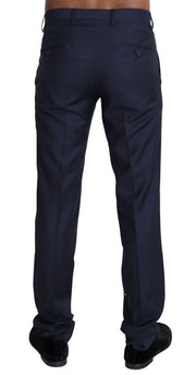 Elegant Slim Fit Wool Blend Dress Pants Dolce & Gabbana