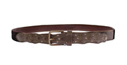 Elegant Leather-Cotton Fusion Men's Belt Dolce & Gabbana