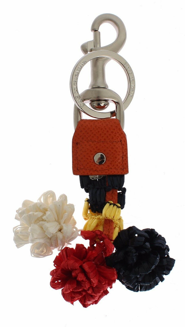 Sicilian Raffia Charm Keyring Dolce & Gabbana