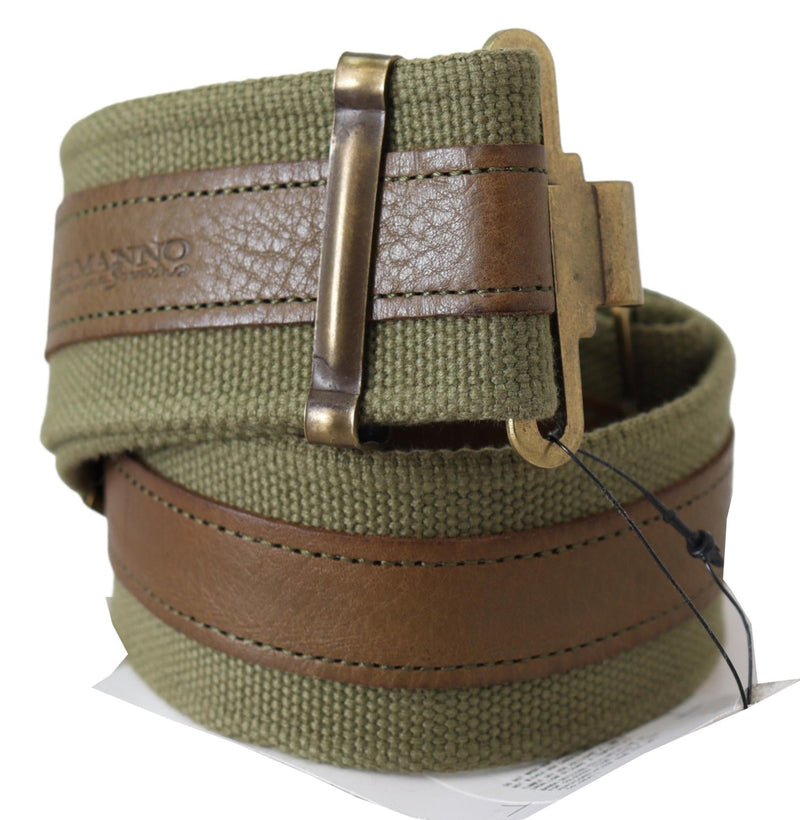 Chic Army Green Rustic Belt Ermanno Scervino