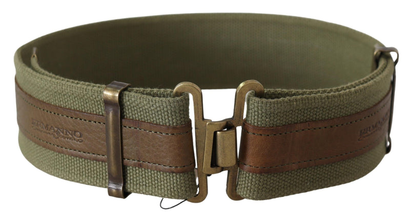 Chic Army Green Rustic Belt Ermanno Scervino