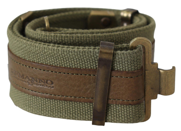 Chic Army Green Rustic Belt Ermanno Scervino