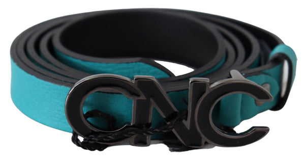 Chic Blue Green Leather Fashion Belt Costume National