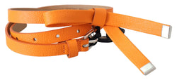 Elegant Leather Double Buckle Belt Scervino Street