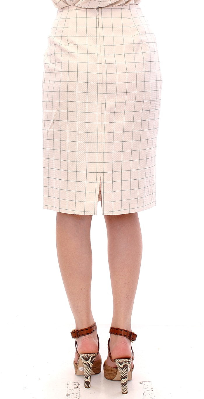 Elegant White Pencil Skirt - Chic and Sophisticated Andrea Incontri