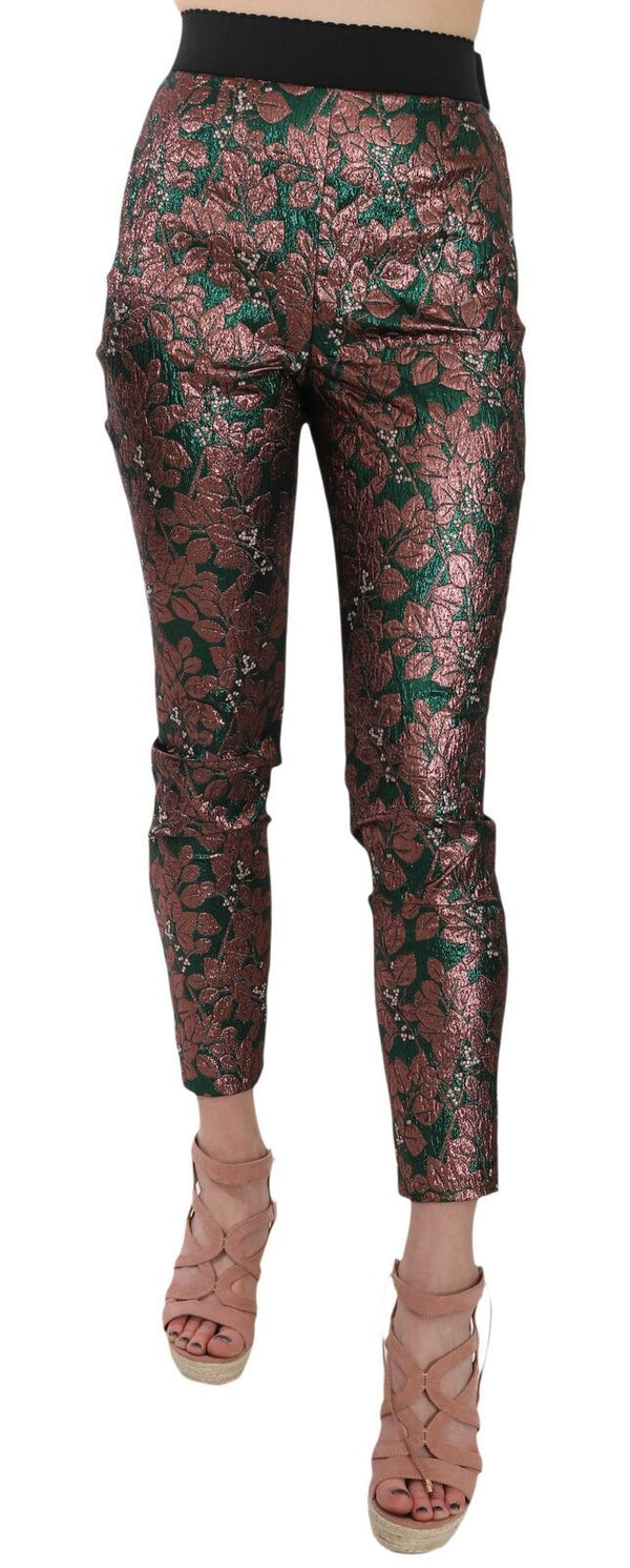 Elegant Multicolor Designer Pants Dolce & Gabbana