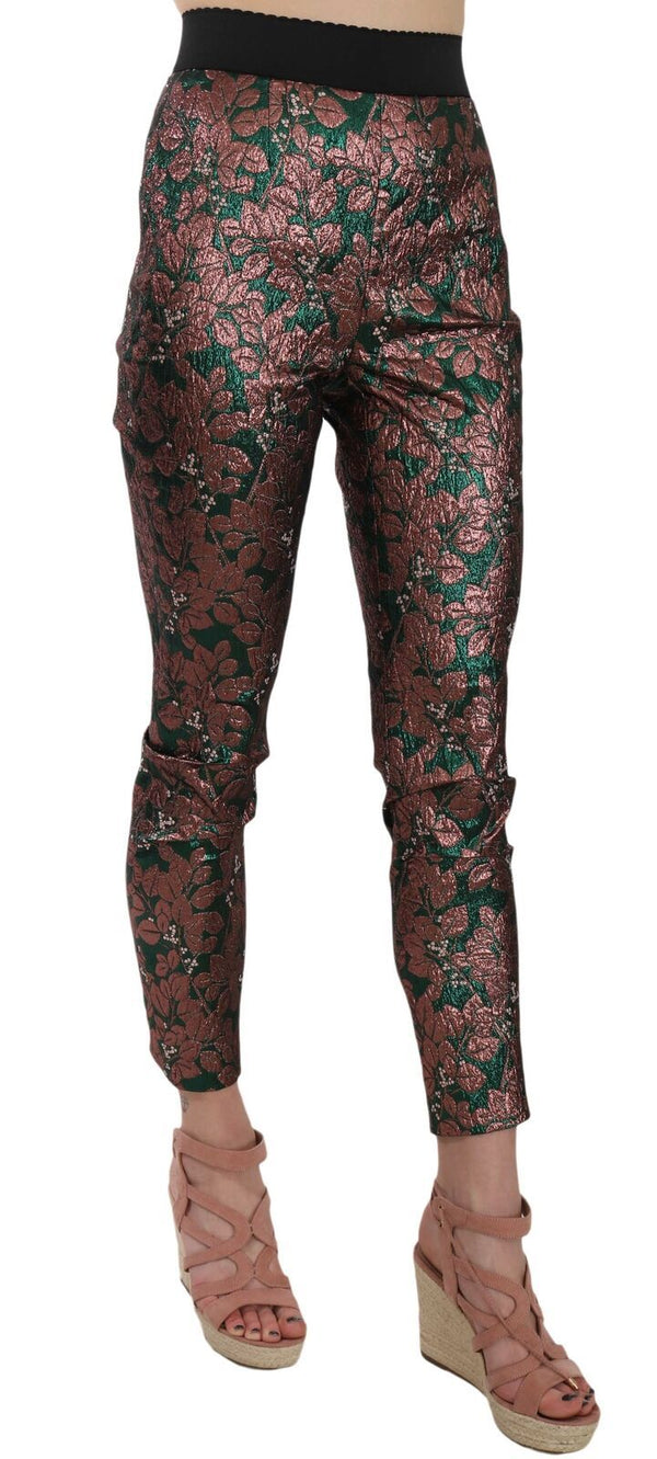 Elegant Multicolor Designer Pants Dolce & Gabbana