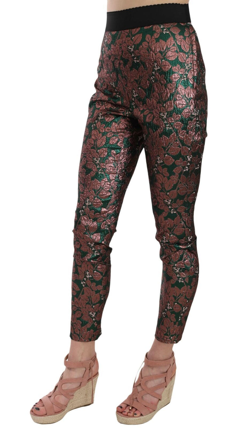 Elegant Multicolor Designer Pants Dolce & Gabbana