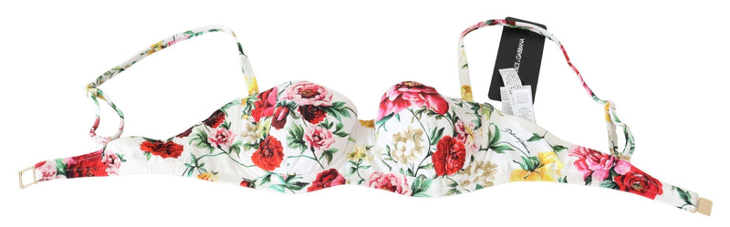 Elegant Floral Bikini Top – Summer Chic Dolce & Gabbana