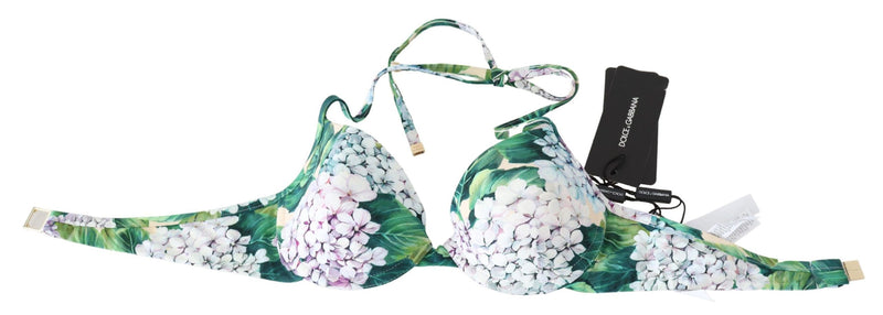 Chic Floral Bikini Top - Summer Swimwear Delight Dolce & Gabbana