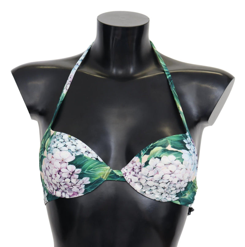 Chic Floral Bikini Top - Summer Swimwear Delight Dolce & Gabbana