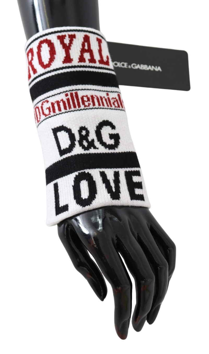 Multicolored Virgin Wool Wrist Wrap Dolce & Gabbana