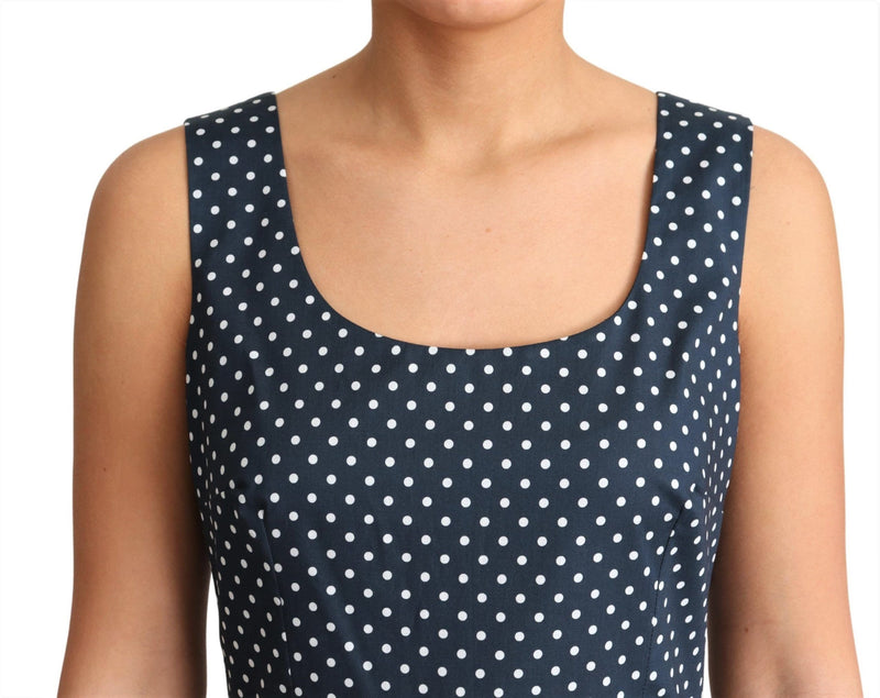 Polka Dot Sleeveless A-Line Dress Dolce & Gabbana