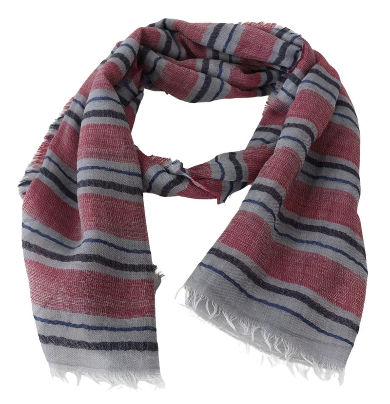 Elegant Multicolor Striped Wool Scarf Missoni