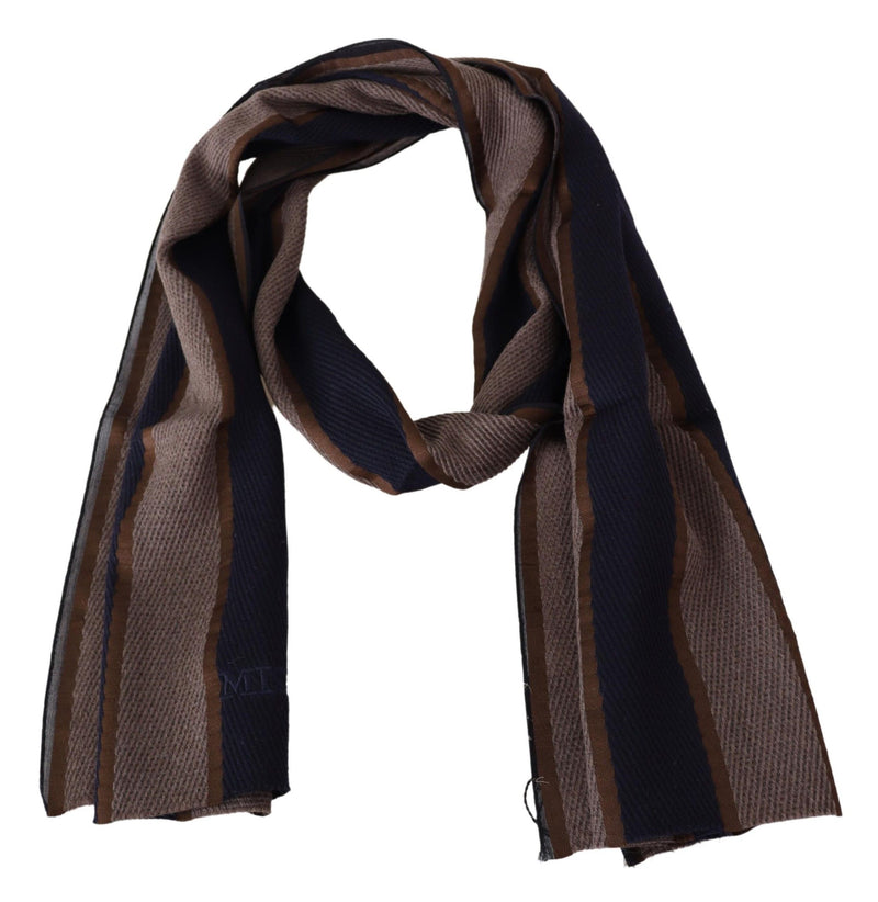 Elegant Striped Wool Scarf Missoni