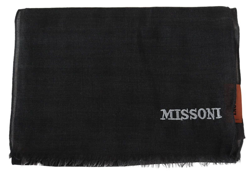 Sumptuous Wool Scarf with Fringes Missoni