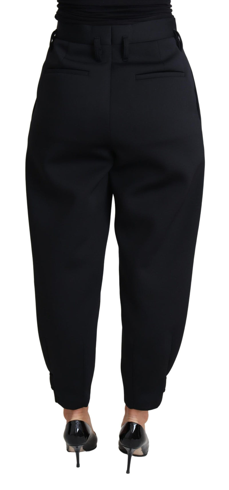 Elegant High-Waist Cropped Trousers Dolce & Gabbana