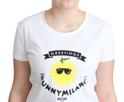 Sunny Milano Print Cotton Tee Moschino