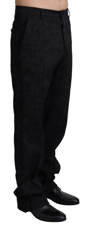 Elegant Black Dress Pants for Sophisticated Style Dolce & Gabbana