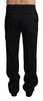 Elegant Black Dress Pants for Sophisticated Style Dolce & Gabbana