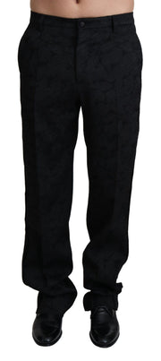 Elegant Black Dress Pants for Sophisticated Style Dolce & Gabbana