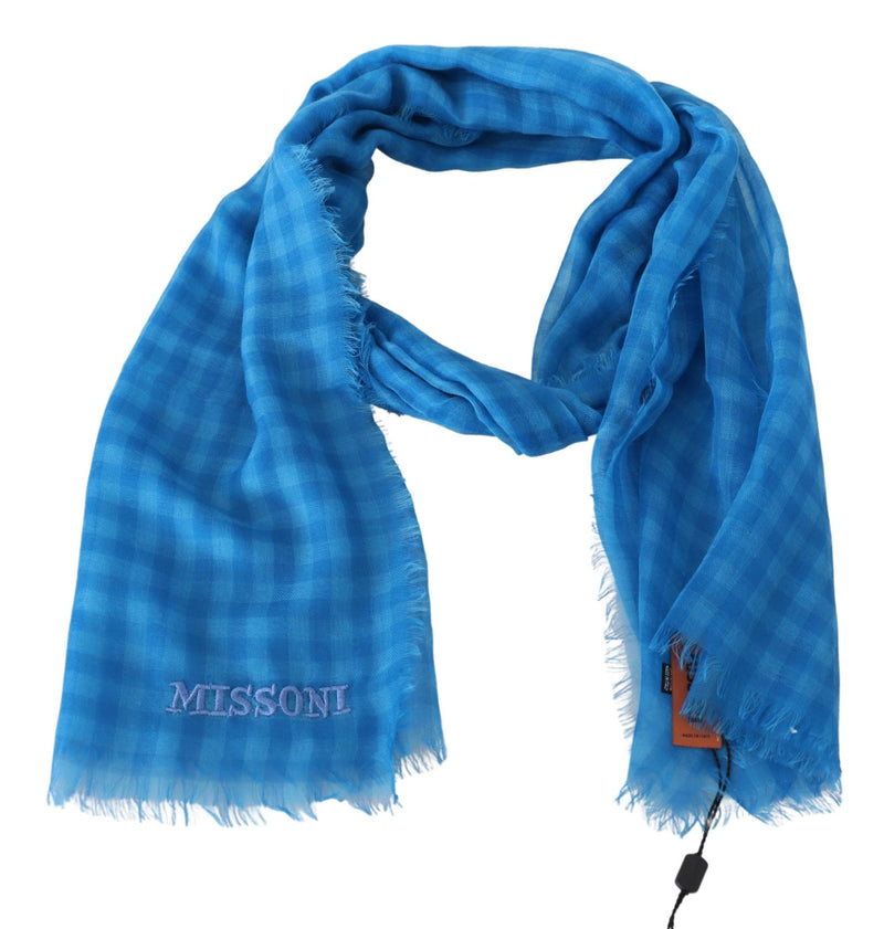 Chic Checkered Cashmere Scarf Missoni