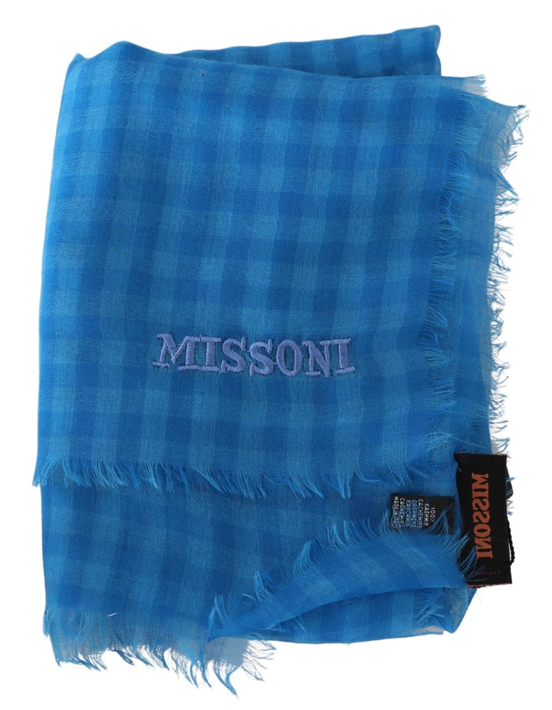 Chic Checkered Cashmere Scarf Missoni