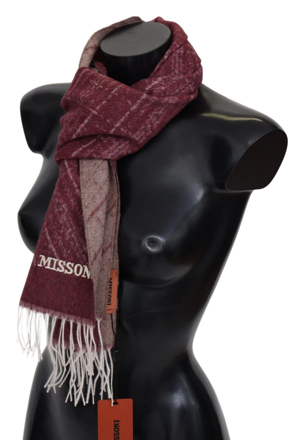 Elegant Cashmere Fringed Scarf Missoni