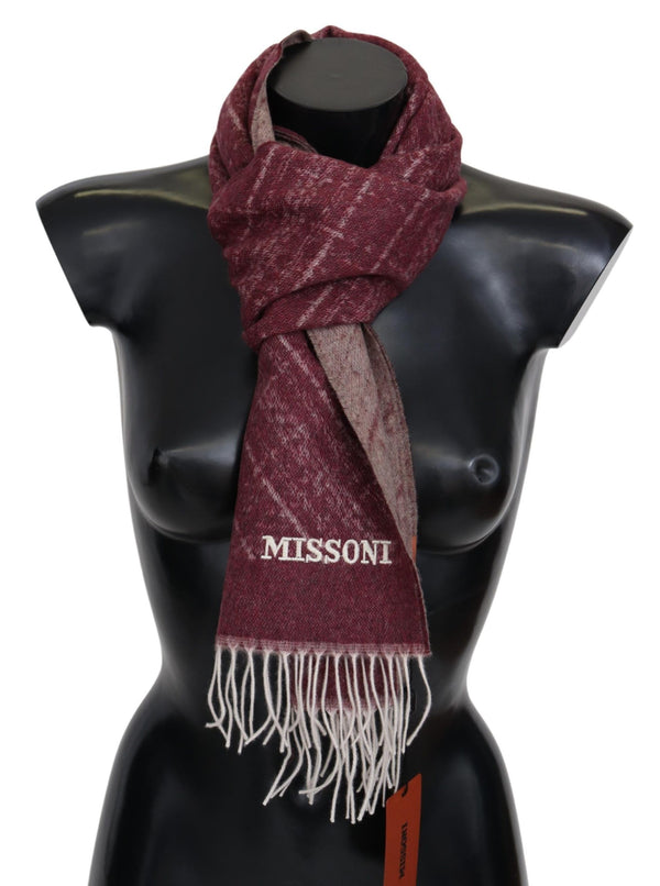 Elegant Cashmere Fringed Scarf Missoni