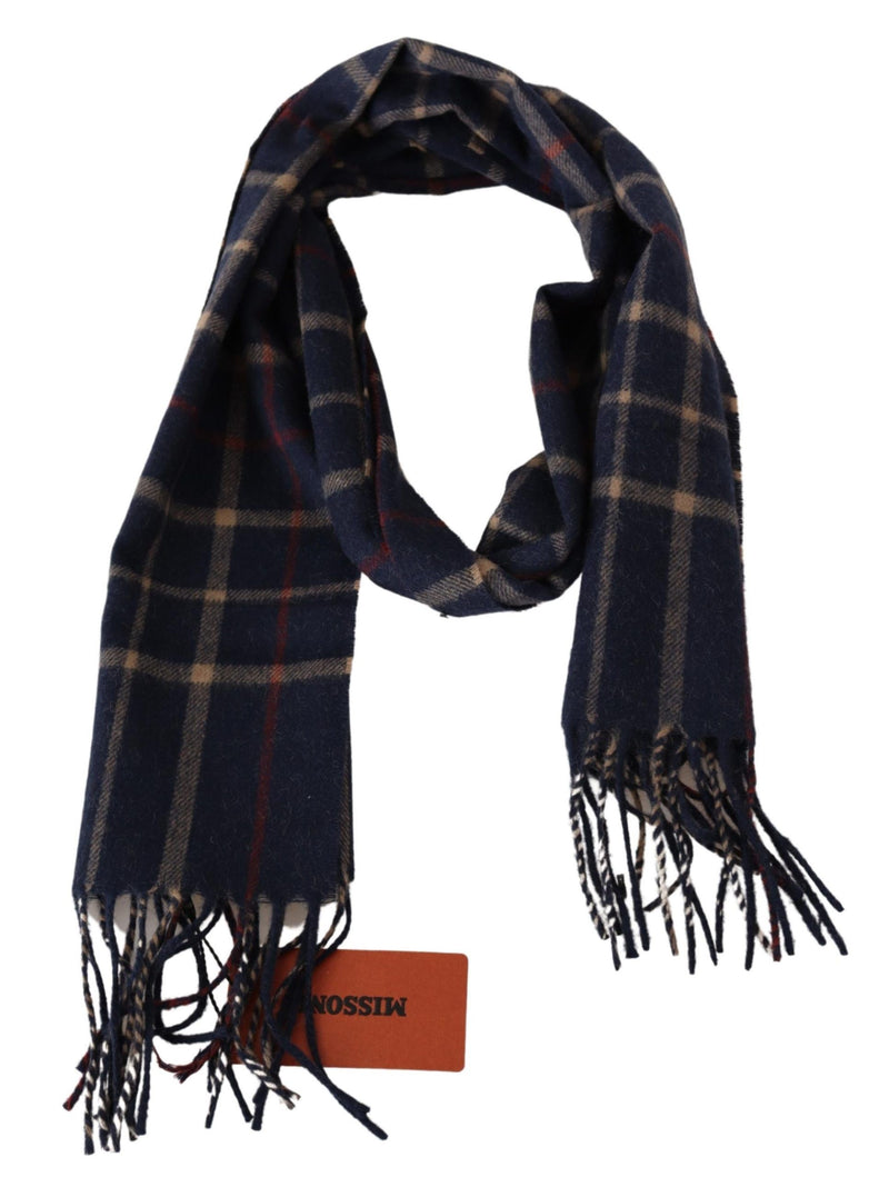 Chic Unisex Camel Hair Designer Scarf Missoni