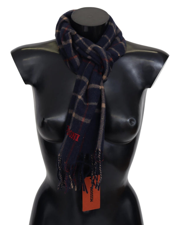 Chic Unisex Camel Hair Designer Scarf Missoni