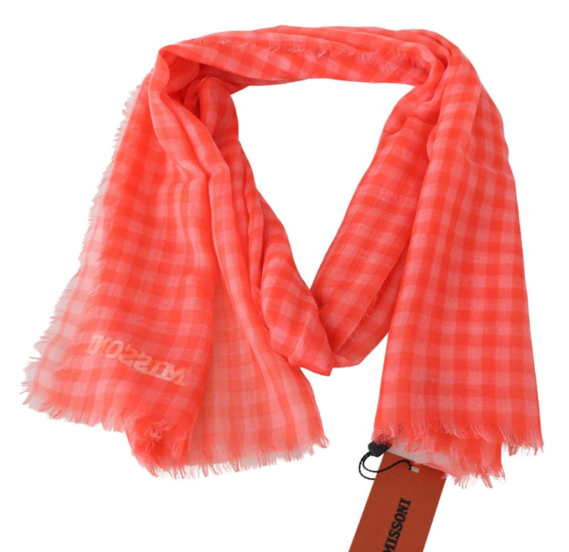 Luxurious Cashmere Checkered Scarf Missoni