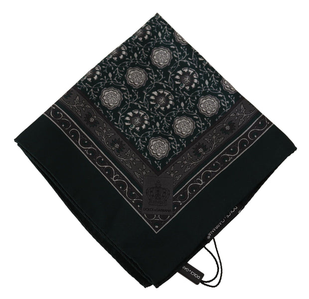 Exquisite Silk Pocket Square Handkerchief Dolce & Gabbana