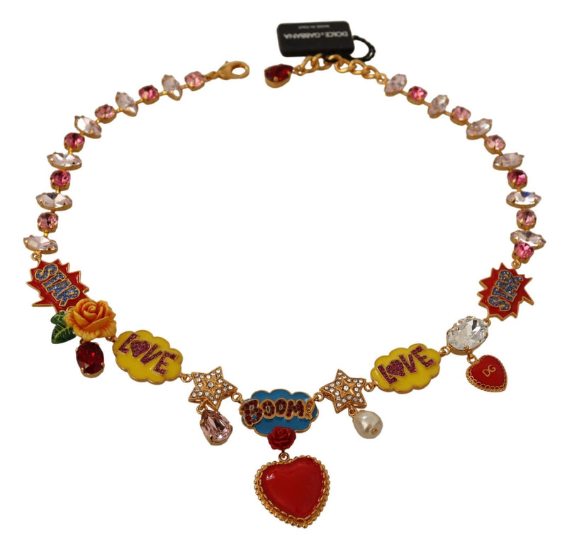 Charm Necklace with Hand-Painted Elements Dolce & Gabbana