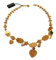 Charm Necklace with Hand-Painted Elements Dolce & Gabbana