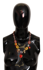 Charm Necklace with Hand-Painted Elements Dolce & Gabbana