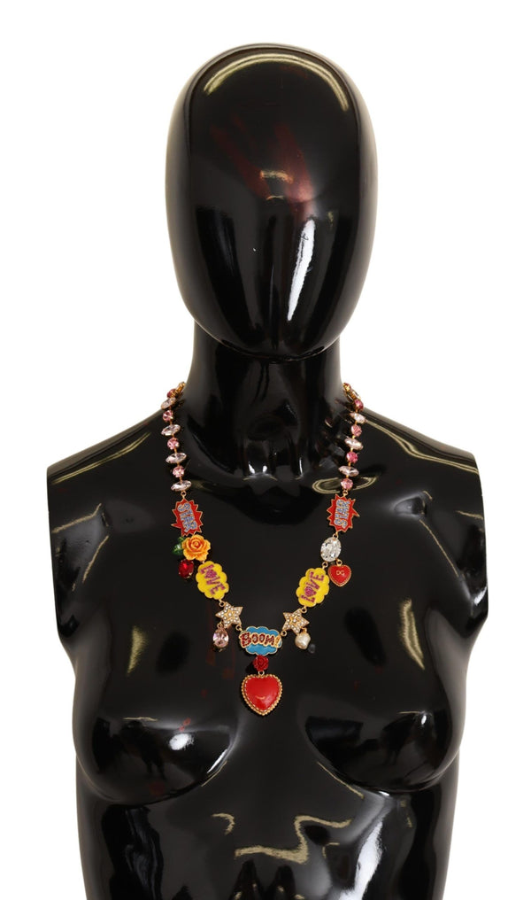 Chic Fumetti Cartoons Statement Necklace Dolce & Gabbana