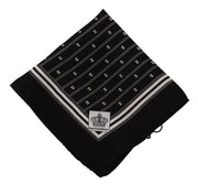 Elegant Silk Pocket Square Handkerchief Dolce & Gabbana