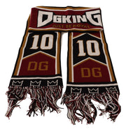 Elegant DG King Wool & Cashmere Scarf Dolce & Gabbana