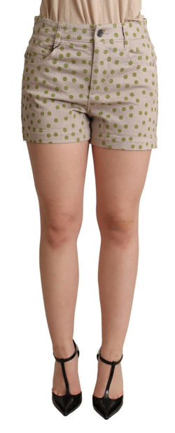 Chic Polka Dot Cotton Stretch Shorts Dolce & Gabbana