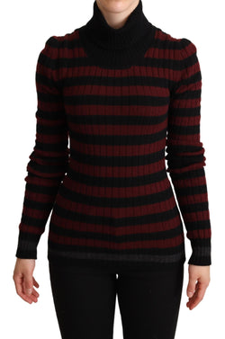 Chic Striped Wool-Cashmere Sweater Dolce & Gabbana