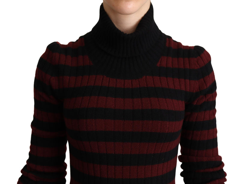 Chic Striped Wool-Cashmere Sweater Dolce & Gabbana