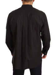 Elegant Black 100% Cotton Men's Shirt Dolce & Gabbana