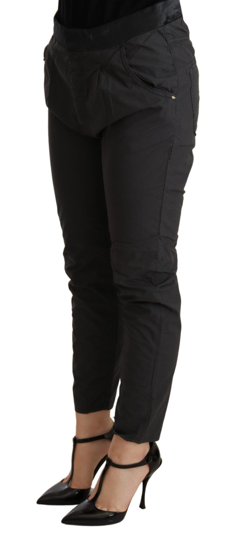 Elegant Mid Waist Slim Fit Skinny Pants CYCLE