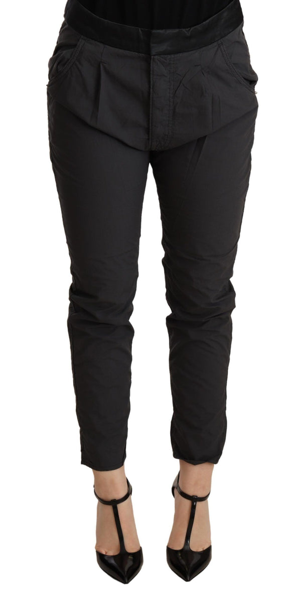 Elegant Mid Waist Slim Fit Skinny Pants CYCLE