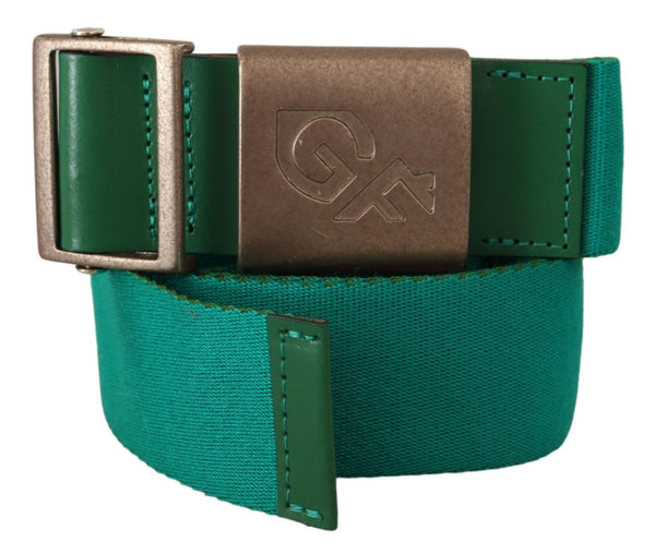 Elegant Green Adjustable Cotton Belt GF Ferre