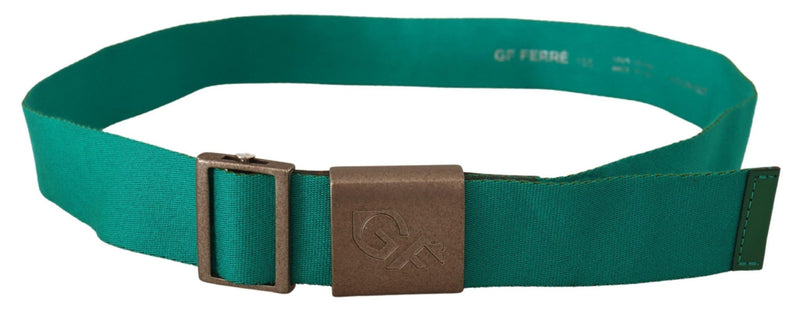 Elegant Green Adjustable Cotton Belt GF Ferre