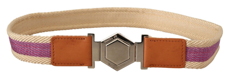 Elegant Multicolor Leather Fashion Belt GF Ferre